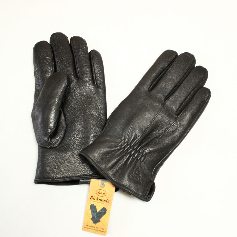 Leather Work Winter Gloves - Men's Winter Warm Thickened Gloves Black