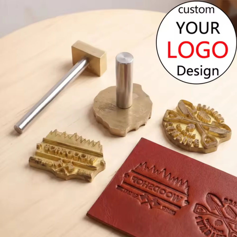 Leatherwork Logo - Leather Stamp LOGO Customisation Brass Mould