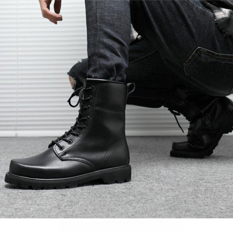 Tactical Combat Boots Mens Hig - Leather Work Boots review and price