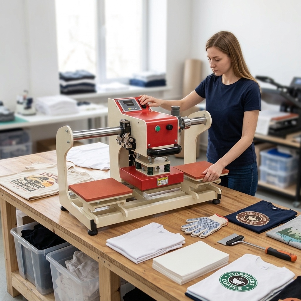 Double Station Heat Press Mach - Leatherwork Logo review and price