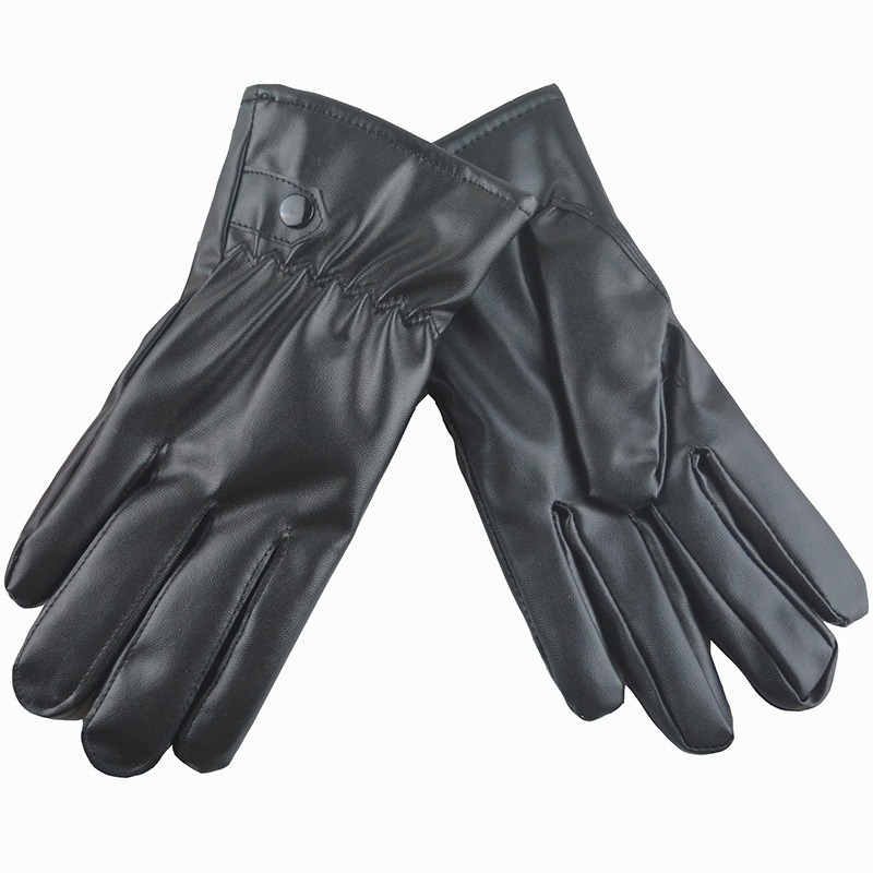 Winter Fashion Black PU Leathe - Leather Work Winter Gloves review and price