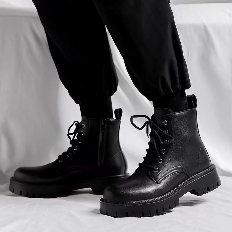 Men Chelsea Boots British Styl - Leather Work Boots review and price