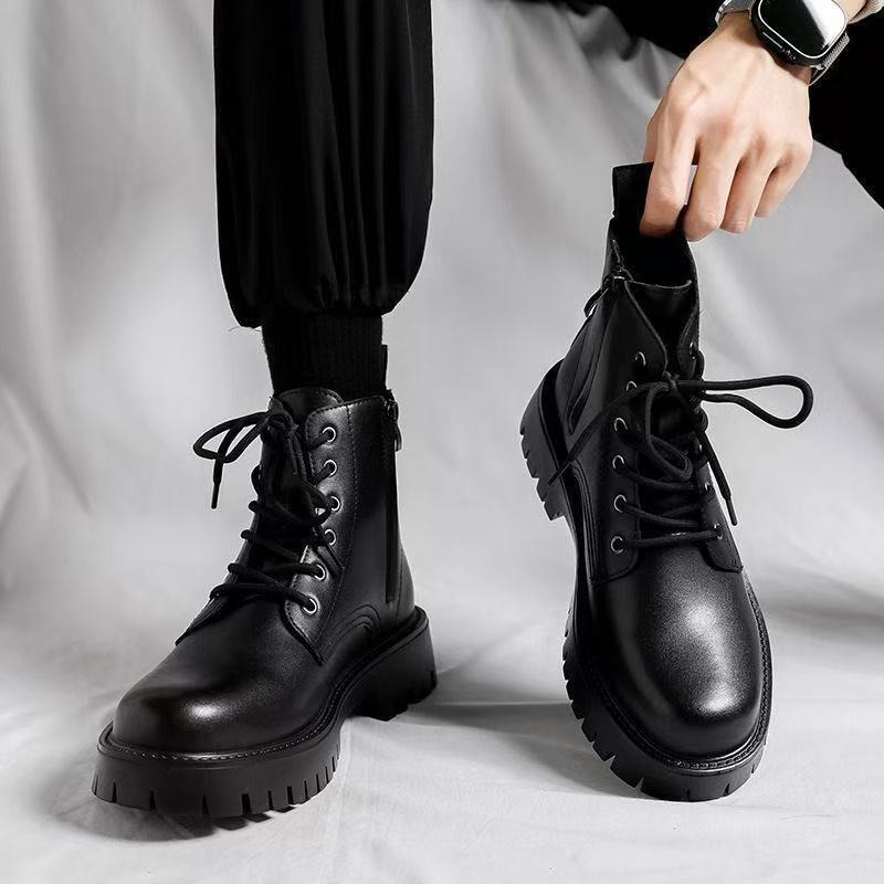 Men Chelsea Boots British Styl - Leather Work Boots review and price