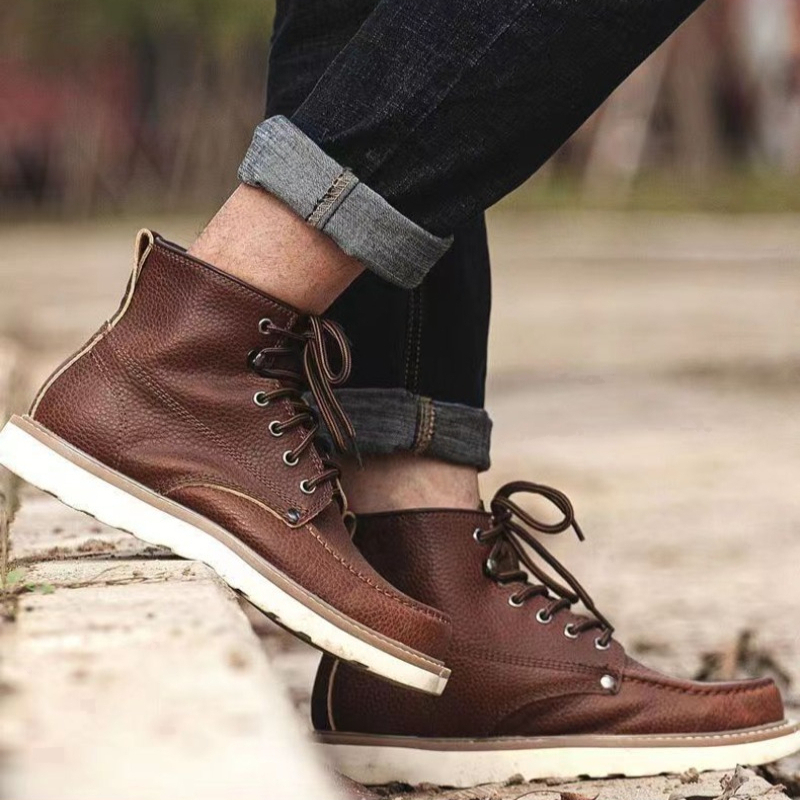 Men 875 Work Boots Genuine Cow - Leather Work Boots review and price
