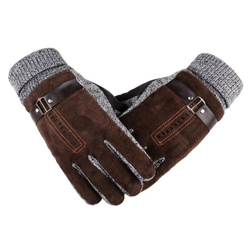 High Quality Pigskin Knitted W - Leather Work Winter Gloves review and price