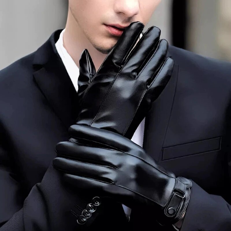 Winter Cycling Gloves Men's Mo - Leather Work Winter Gloves review and price
