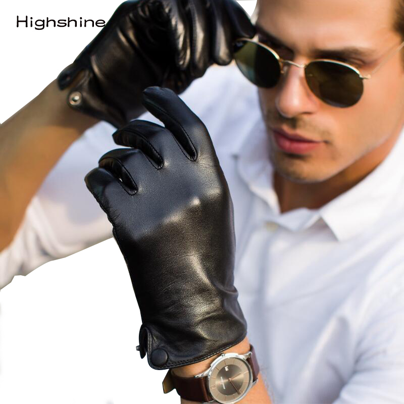 Men's Real Genuine sheepskin L - Leather Work Winter Gloves review and price